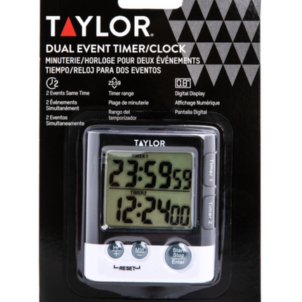 Taylor Dual-Event Timer and Clock