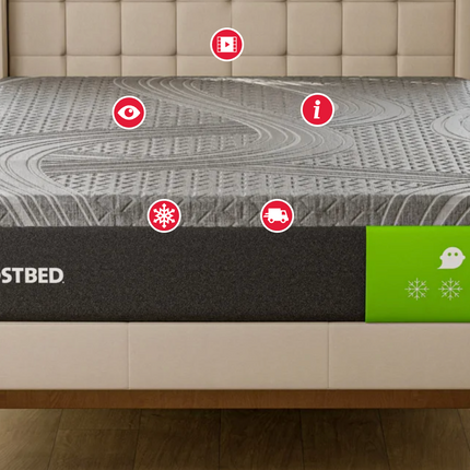 GhostBed Majestic 35.6 cm (14 in.) Mattress with Cooling Gel KING