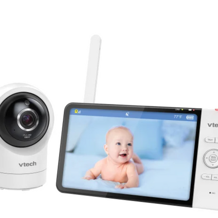 VTech Smart WiFi Monitor with 7” Display and 360° Pan & Tilt HD Camera