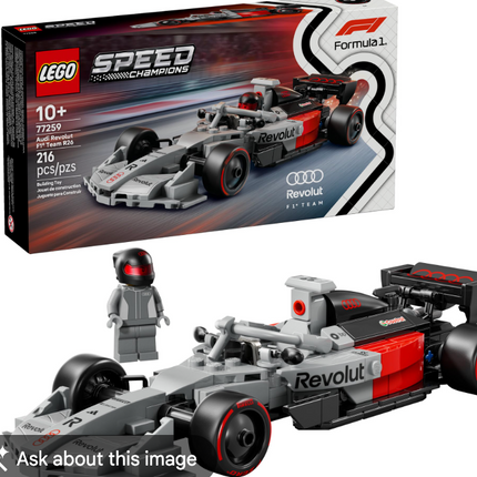LEGO Speed Champions Audi Revolut F1 Team R26 Race Car (77259) MISSING PCS