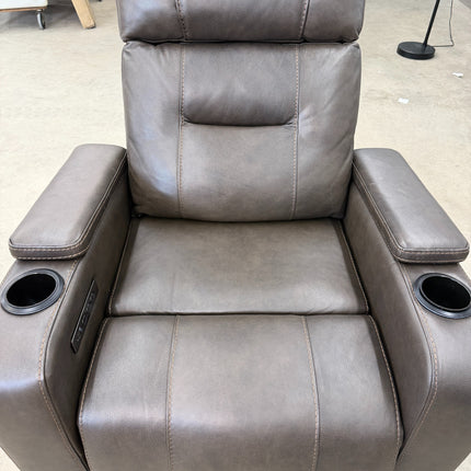 Siena Top Grain Leather LED Power Reclining Home Theatre Seating