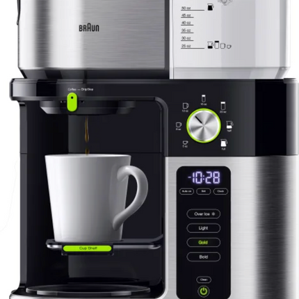 Braun MultiServe Coffee Maker with ExactBrew System, 10-cups