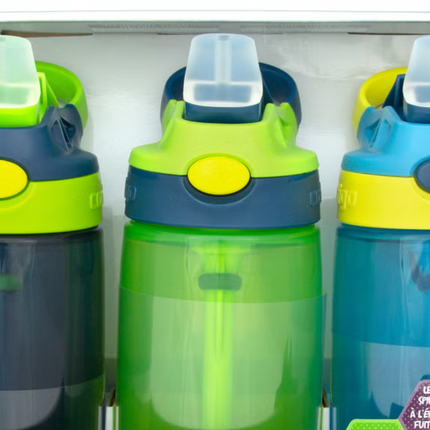 Contigo Kid's Water Bottle with AUTOSPOUT, 3-pack USED