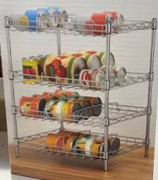 Trinity Basics 3 tiered stackable Can Organizer