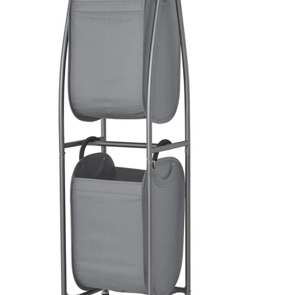 Neatfreak 2-Tier Rolling Hamper USED