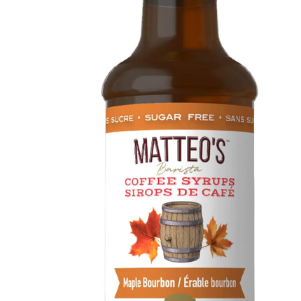 Matteo's Coffee Syrup MAPLE BOURBON 750mL