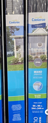 Coolaroo Roller Sun Shade USED