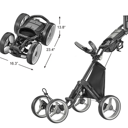 CaddyTek SuperLite Explorer V8 Golf Push Cart