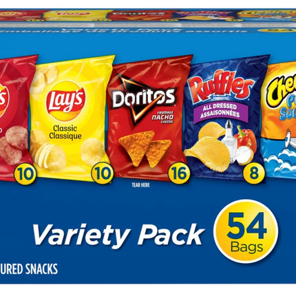 Frito Lay Chips Variety Pack 50-54 × 28 g