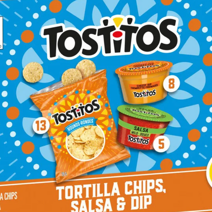 Tostitos Tortilla Chips, Salsa and Dip, OPENED