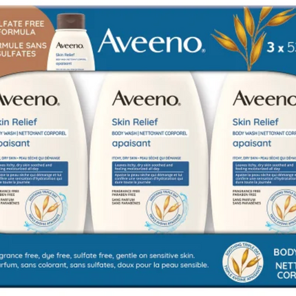 Aveeno Skin Relief Body Wash 2 x 532 mL