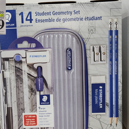 Staedtler 14 Piece Student Geometry Set