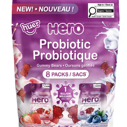 Huer Hero Probiotic Gummies 8 × 75 g