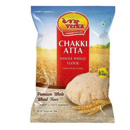 Verka Chakki Atta Whole Wheat Flour 9.07kg