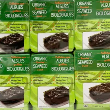 KS Organic Roasted Seaweed Snack, 8-10-count