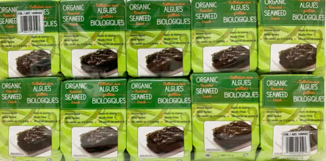 KS Organic Roasted Seaweed Snack, 8-10-count