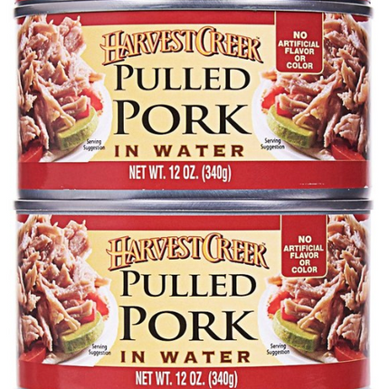 Harvest Creek Pulled Pork in Water (4-pack of 12 oz cans)