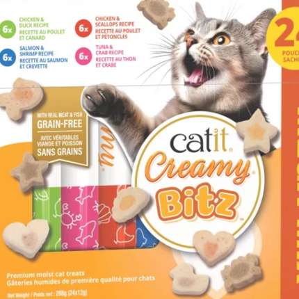 Catit Creamy Bitz Mega Mix, 20-24 x 12 g