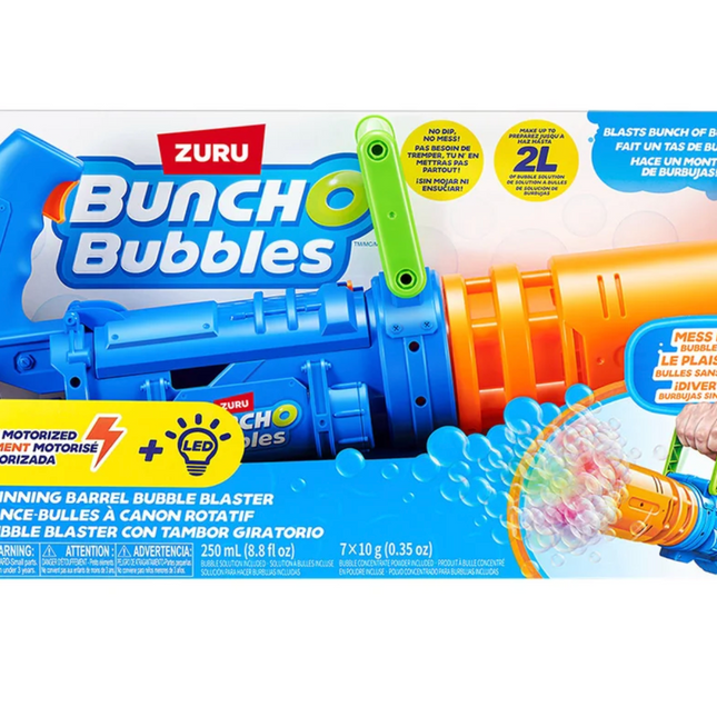 Bunch O Bubbles Spinning Barrel Bubble Blaster USED