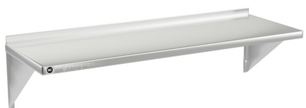 Sagetra Stainless Steel Wall Shelf 12in × 48in