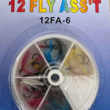 Panco 12 Fly Assorted Fishing Lures