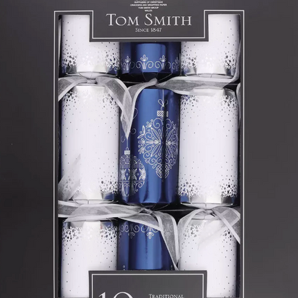 Tom Smith Deluxe Christmas Crackers - 10-Pack