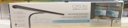 OttLite LED Computer Clamp Lamp