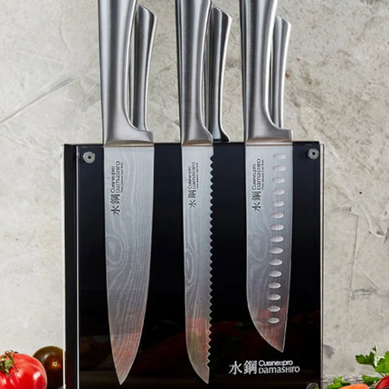 Cuisinepro Damashiro Kin Knife Block Set, 7 piece Used