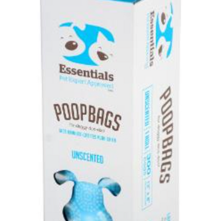 Essentials Unscented Single Roll Poopbags 300ct