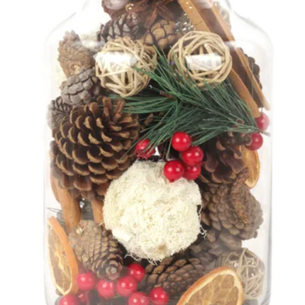 Holiday Potpourri Vase