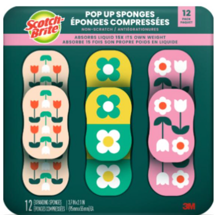 Scotch Brite Pop Up Sponge 5ct