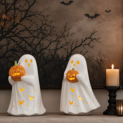 Halloween - Ceramic Ghost 2 pack