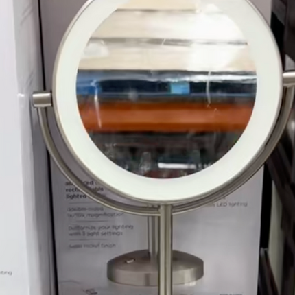 halo LED lighted mirror USED BROKEN