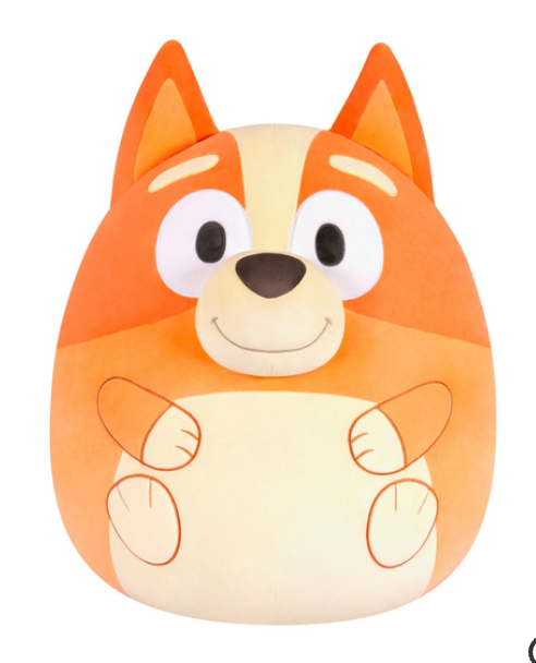 20" Squishmallow Bluey ORANGE-DAMAGE