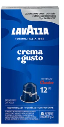 Lavazza Crema e Gusto 100-count OPENED