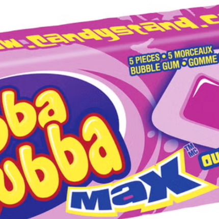 Hubba Bubba Max Original Gum 18 packs of 5