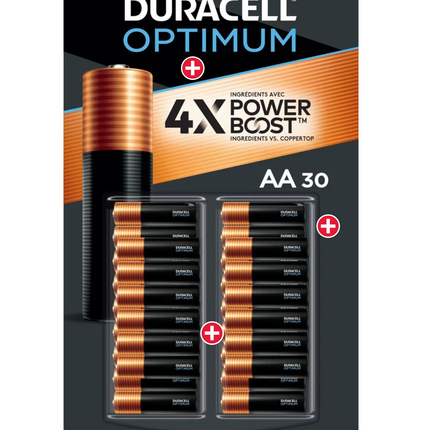 Duracell Optimum AA x 25-30-count