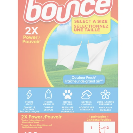 Bounce Dryer Sheets, 400-count