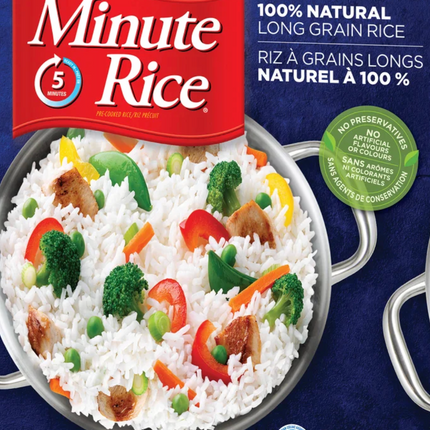 Minute Rice Long-grain Rice, 3 kg