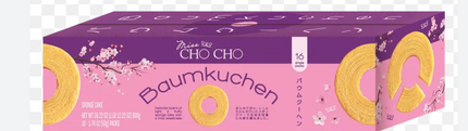 Miss Cho Cho Baumkuchen Sponge Cake, 1.76 oz, 16 ct