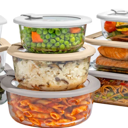 Bentgo Signature Glass Food Storage Set, 18-pieces