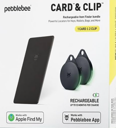 Pebblebee Essentials 3-Pack (2 Clip & 1 Card)