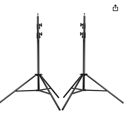 Neewer 260cm Photography Photo Studio Light Stands 2 Pack