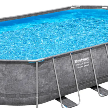 Bestway Oval Pool  20 ft x 12 ft USED FINAL SALE