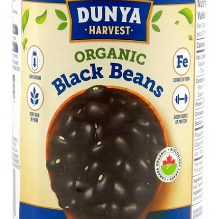 Dunya Organic Black Beans 6-8 x 540 ML