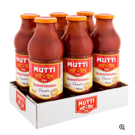 Mutti Passata Tomato Puree 4-6Count