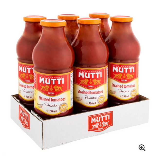 Mutti Passata Tomato Puree 4-6Count