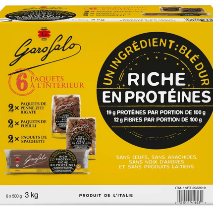 Garofalo protein-rich pasta,4-6 x 500g