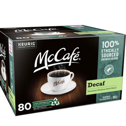 McCafé Decaf K Cup Pods 80ct