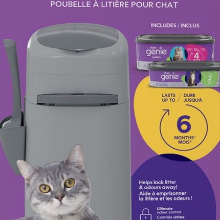 Litter Genie Pail Bundle with Starter and Jumbo Refill